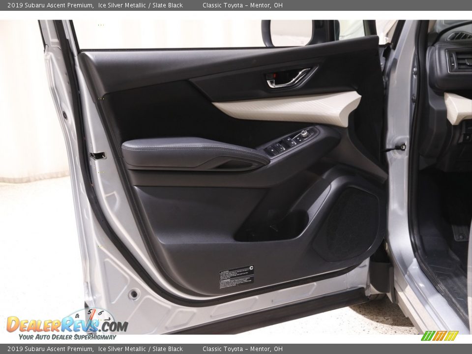 2019 Subaru Ascent Premium Ice Silver Metallic / Slate Black Photo #4