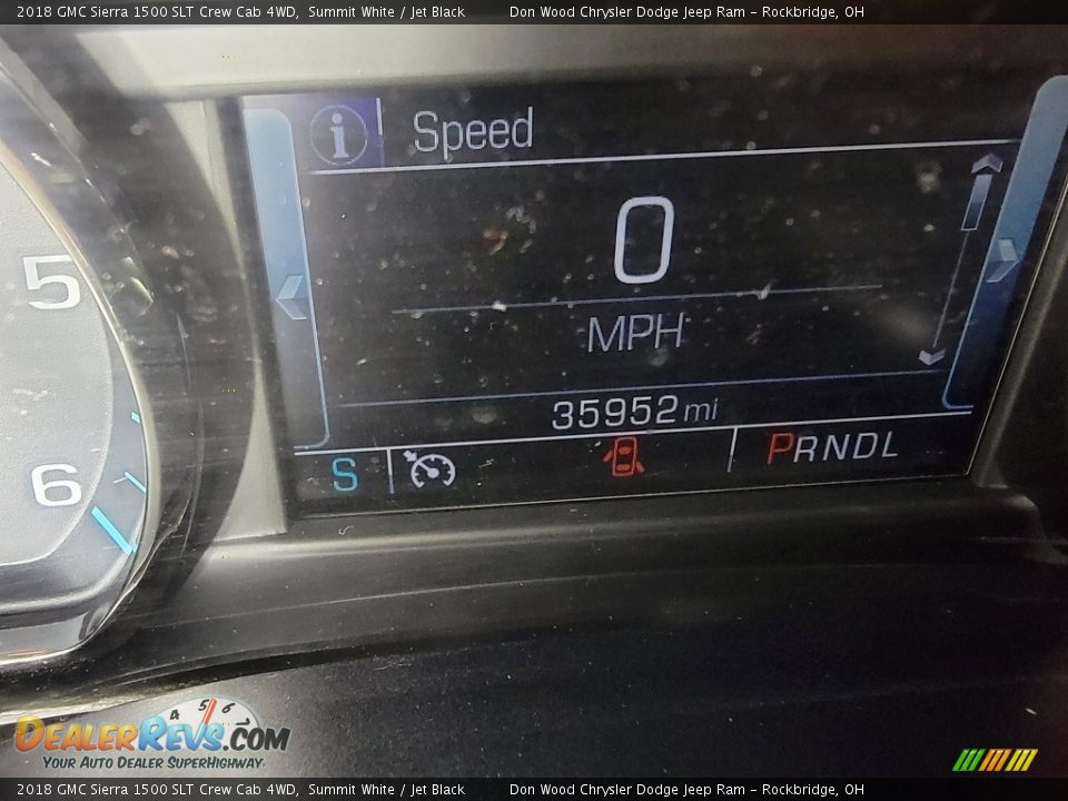 2018 GMC Sierra 1500 SLT Crew Cab 4WD Summit White / Jet Black Photo #1