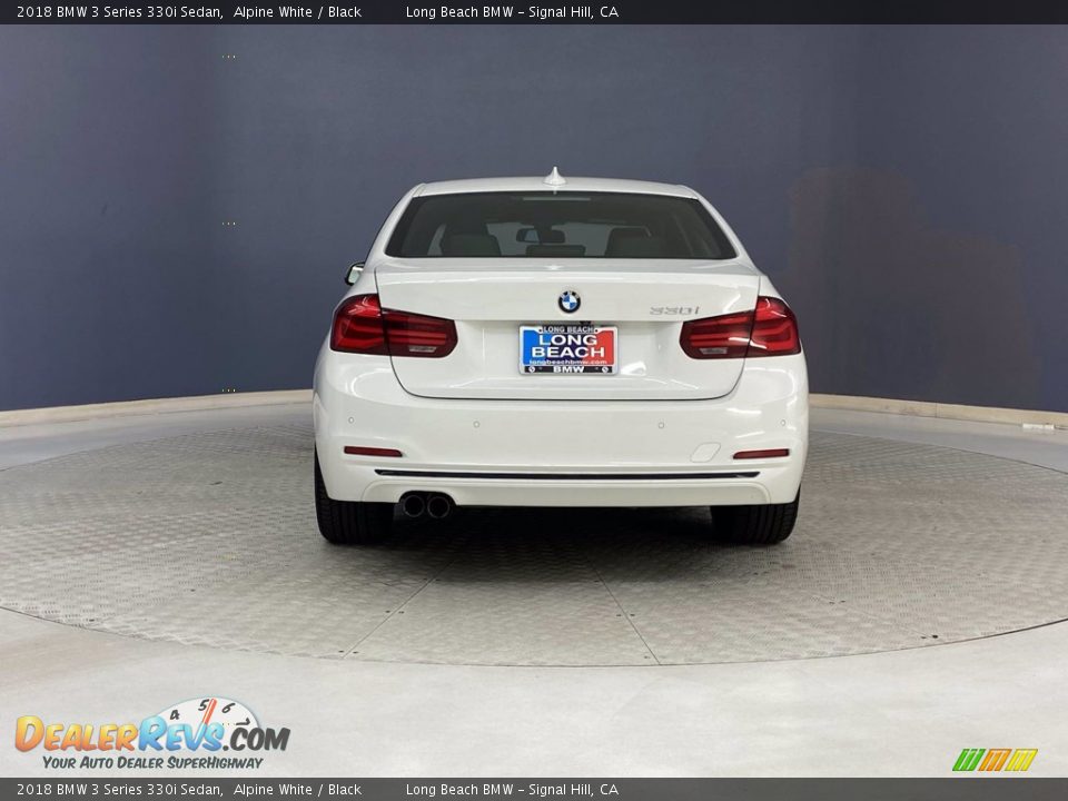 2018 BMW 3 Series 330i Sedan Alpine White / Black Photo #4