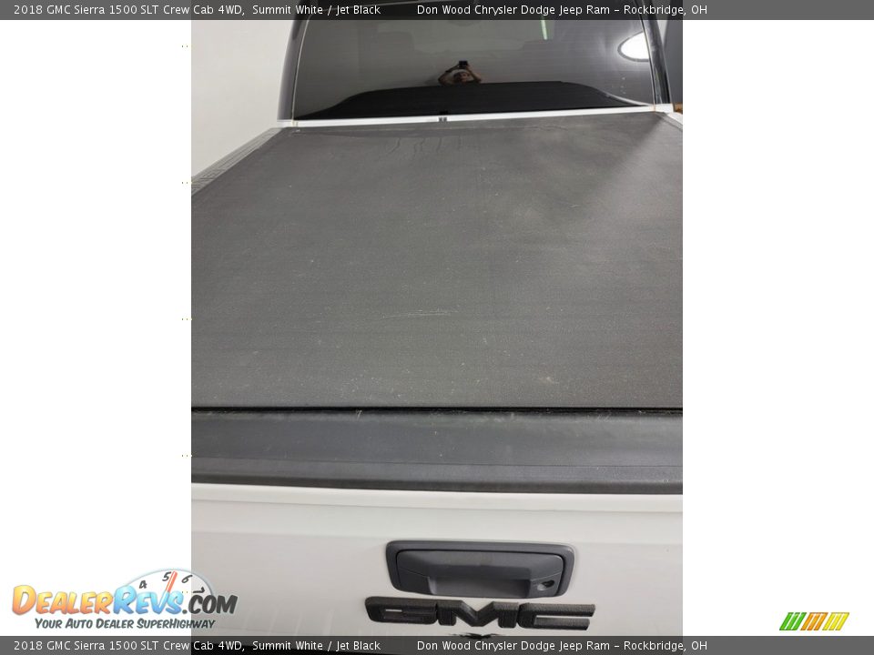 2018 GMC Sierra 1500 SLT Crew Cab 4WD Summit White / Jet Black Photo #13