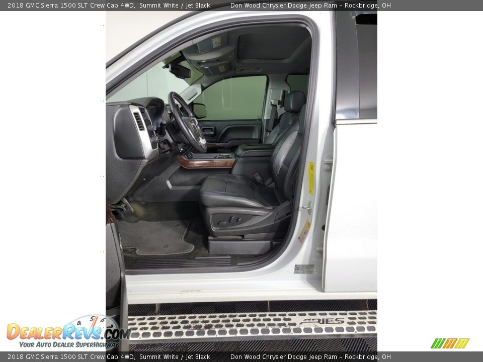 2018 GMC Sierra 1500 SLT Crew Cab 4WD Summit White / Jet Black Photo #19