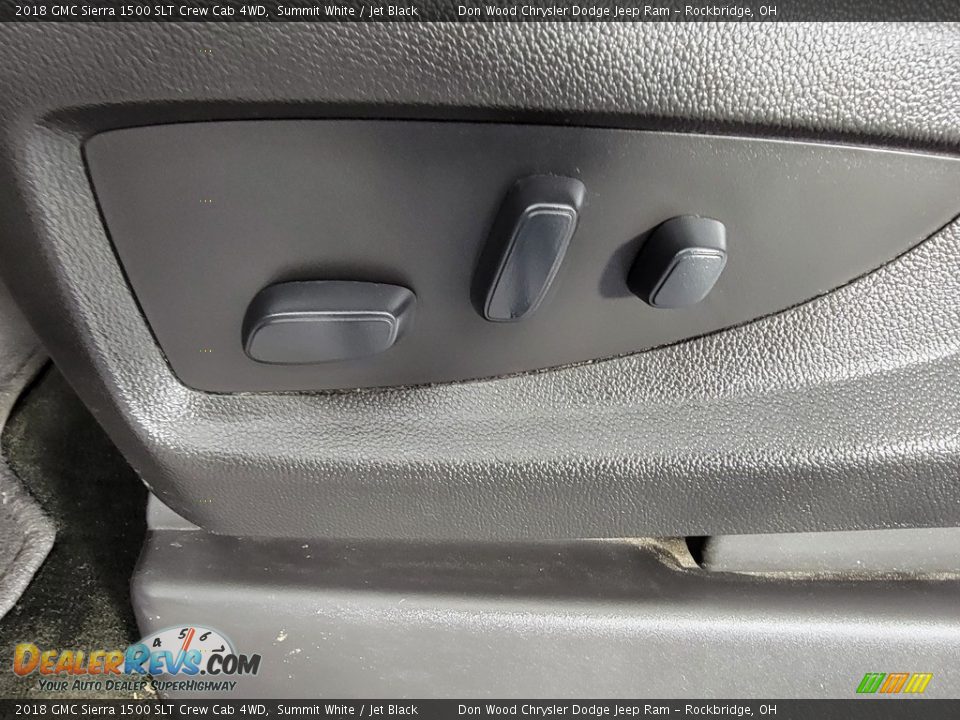 2018 GMC Sierra 1500 SLT Crew Cab 4WD Summit White / Jet Black Photo #20