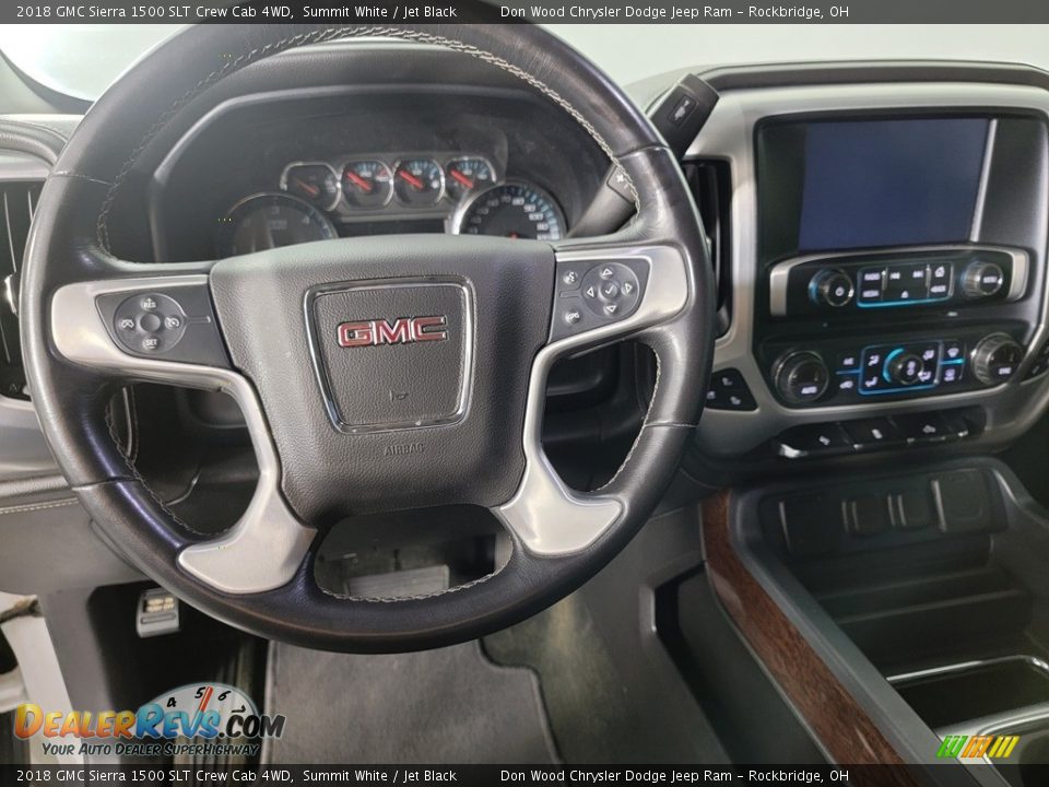 2018 GMC Sierra 1500 SLT Crew Cab 4WD Steering Wheel Photo #21