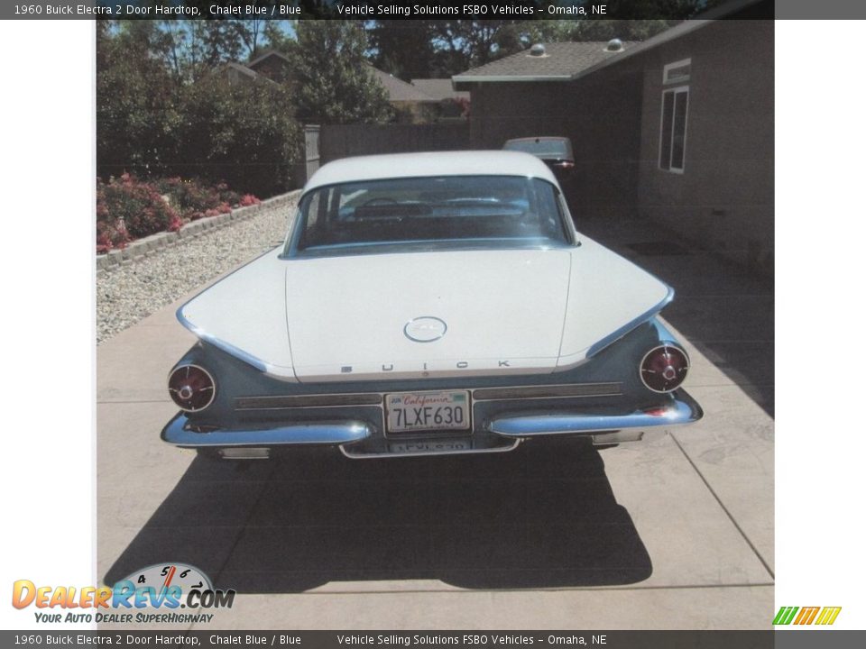 1960 Buick Electra 2 Door Hardtop Chalet Blue / Blue Photo #15