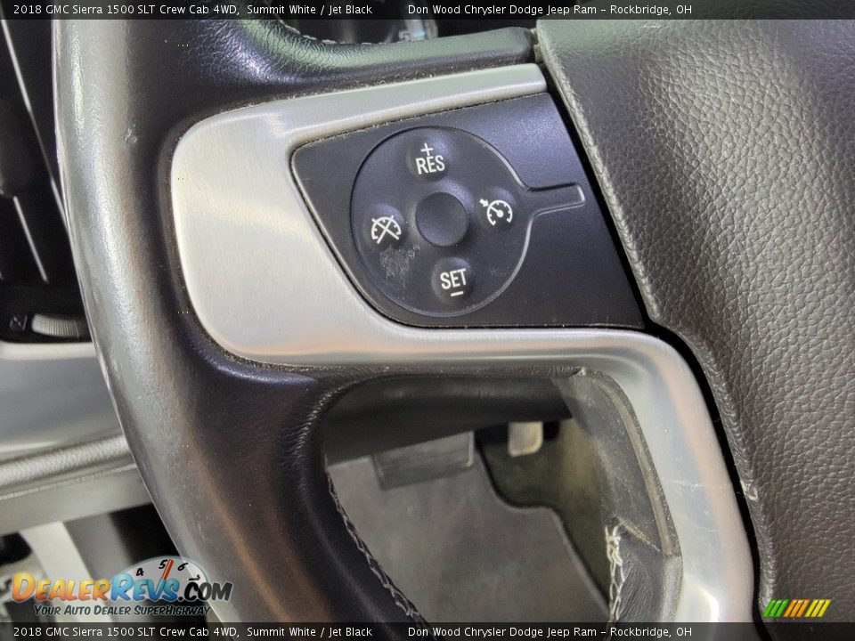 2018 GMC Sierra 1500 SLT Crew Cab 4WD Steering Wheel Photo #22