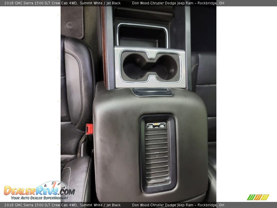 2018 GMC Sierra 1500 SLT Crew Cab 4WD Summit White / Jet Black Photo #26