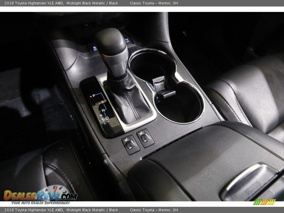 2018 Toyota Highlander XLE AWD Midnight Black Metallic / Black Photo #14