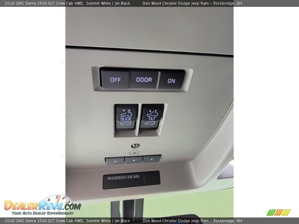 2018 GMC Sierra 1500 SLT Crew Cab 4WD Summit White / Jet Black Photo #27