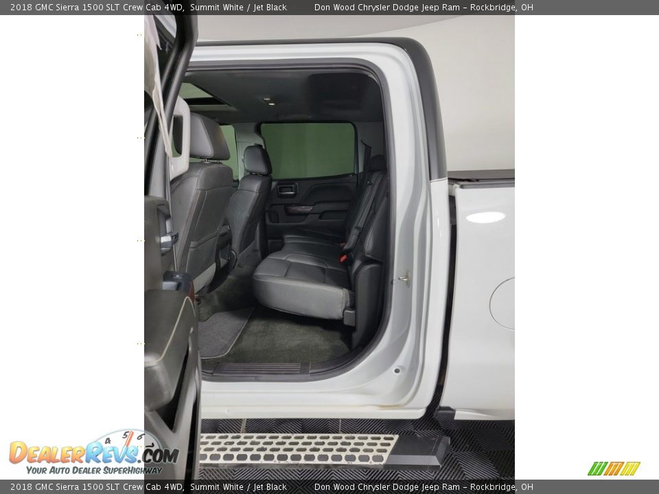 2018 GMC Sierra 1500 SLT Crew Cab 4WD Summit White / Jet Black Photo #31