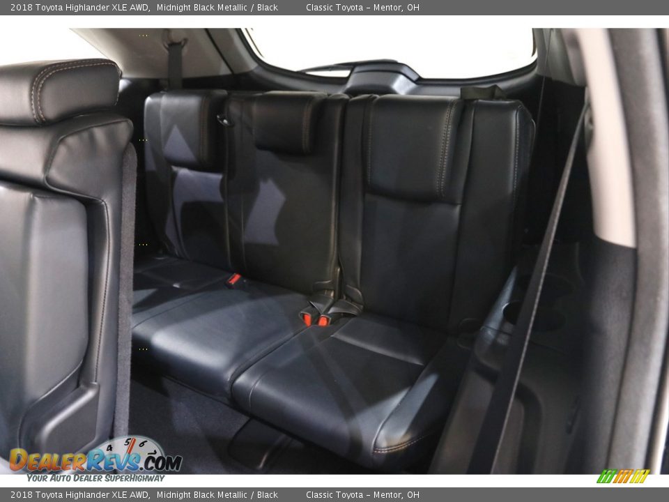 2018 Toyota Highlander XLE AWD Midnight Black Metallic / Black Photo #19