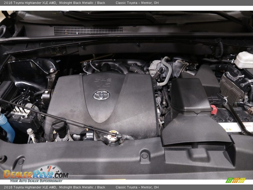 2018 Toyota Highlander XLE AWD Midnight Black Metallic / Black Photo #21