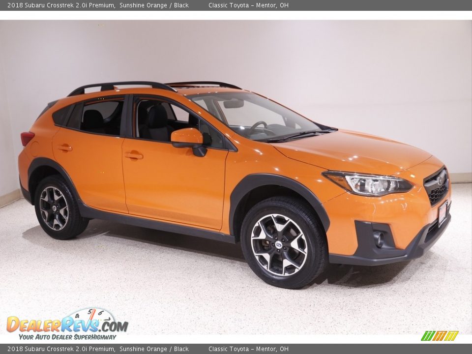 2018 Subaru Crosstrek 2.0i Premium Sunshine Orange / Black Photo #1