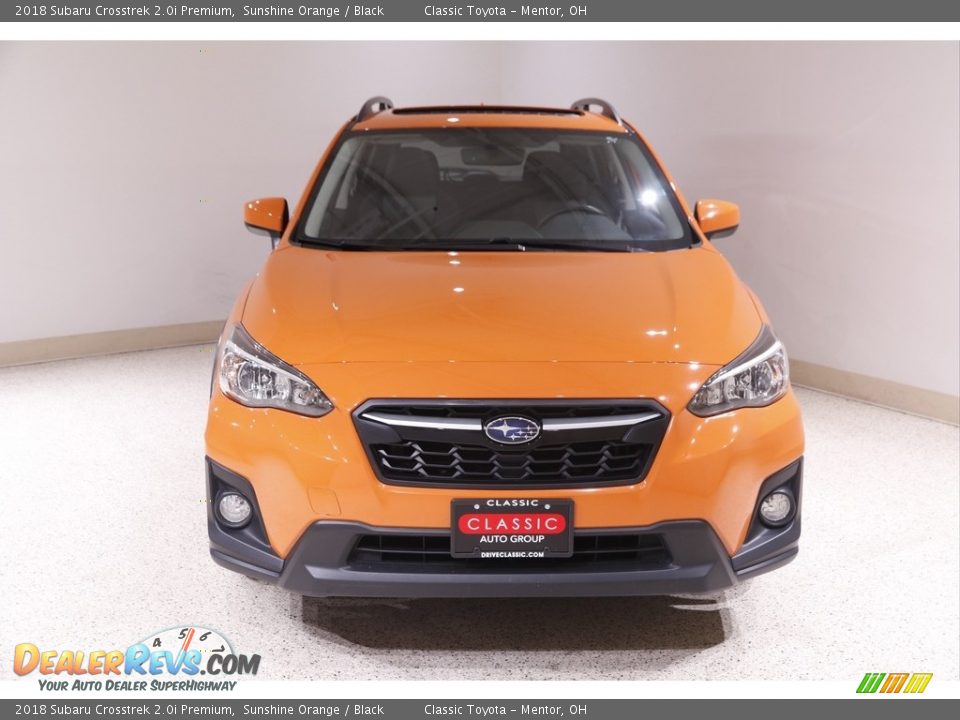 2018 Subaru Crosstrek 2.0i Premium Sunshine Orange / Black Photo #2