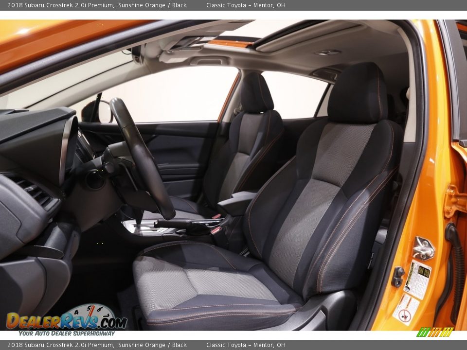 2018 Subaru Crosstrek 2.0i Premium Sunshine Orange / Black Photo #5