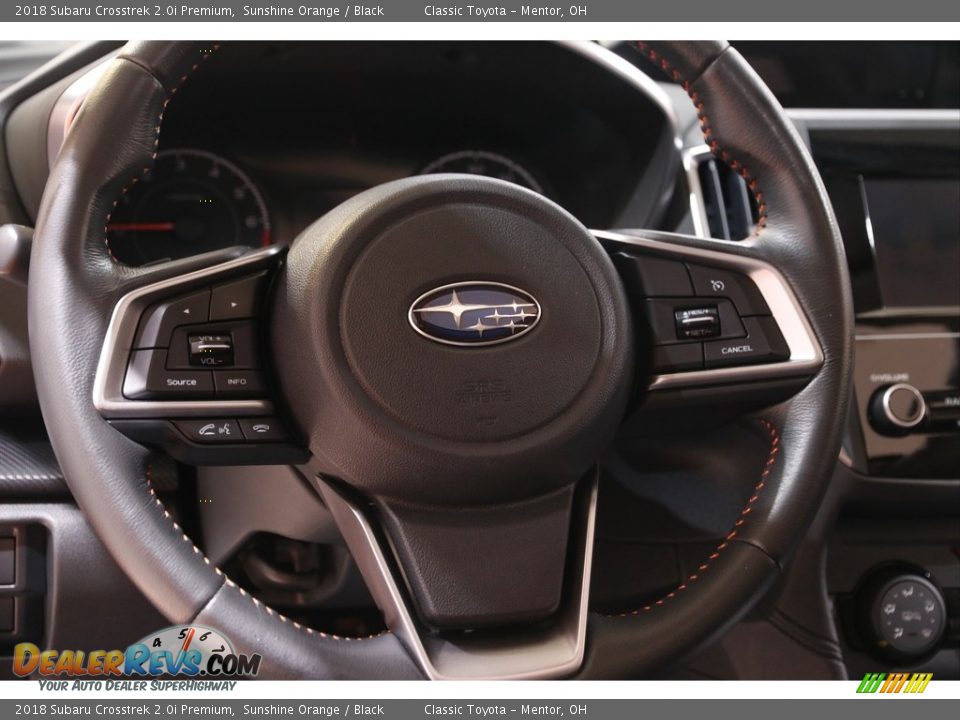 2018 Subaru Crosstrek 2.0i Premium Sunshine Orange / Black Photo #7