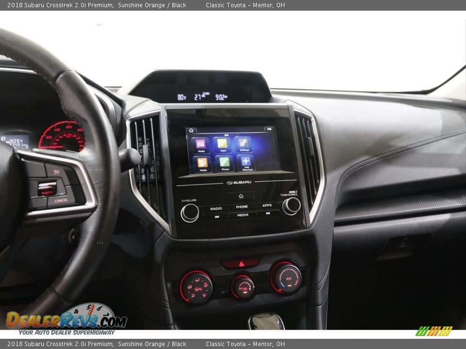 2018 Subaru Crosstrek 2.0i Premium Sunshine Orange / Black Photo #9