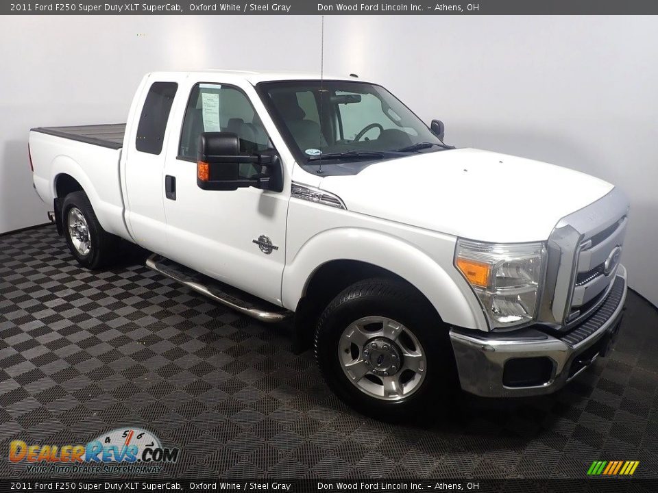 Oxford White 2011 Ford F250 Super Duty XLT SuperCab Photo #3