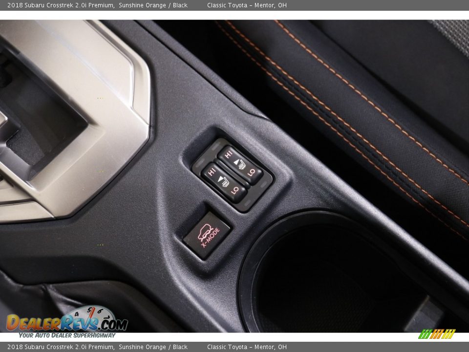2018 Subaru Crosstrek 2.0i Premium Sunshine Orange / Black Photo #14
