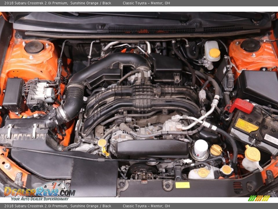 2018 Subaru Crosstrek 2.0i Premium Sunshine Orange / Black Photo #19