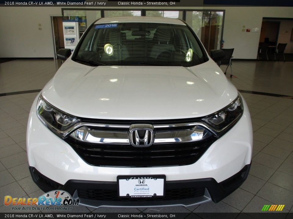 2018 Honda CR-V LX AWD White Diamond Pearl / Ivory Photo #2