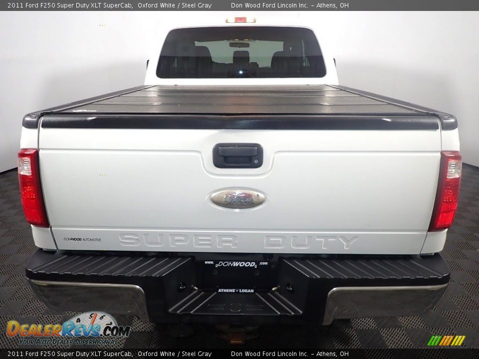 2011 Ford F250 Super Duty XLT SuperCab Oxford White / Steel Gray Photo #13