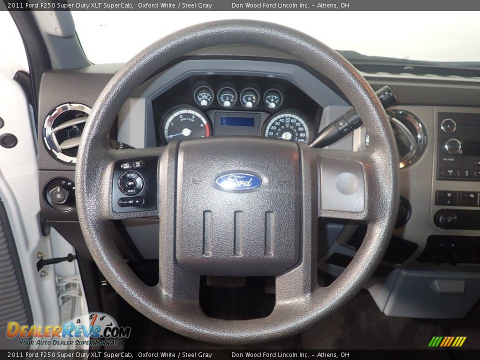 2011 Ford F250 Super Duty XLT SuperCab Steering Wheel Photo #26