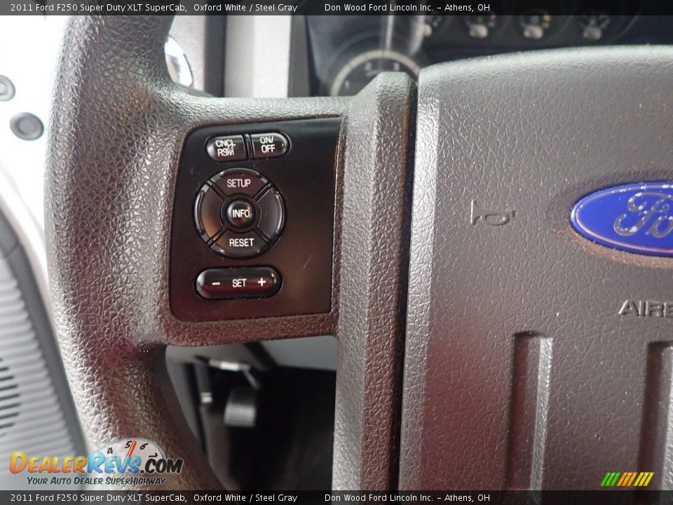 2011 Ford F250 Super Duty XLT SuperCab Steering Wheel Photo #28