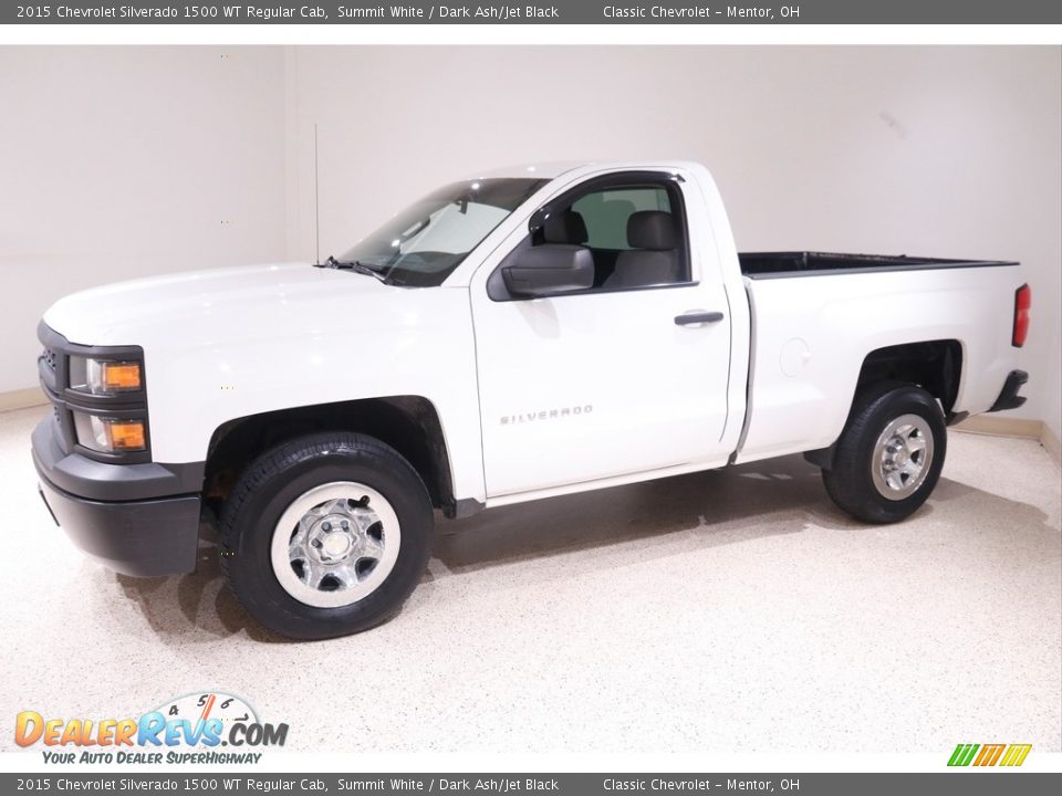 Summit White 2015 Chevrolet Silverado 1500 WT Regular Cab Photo #3