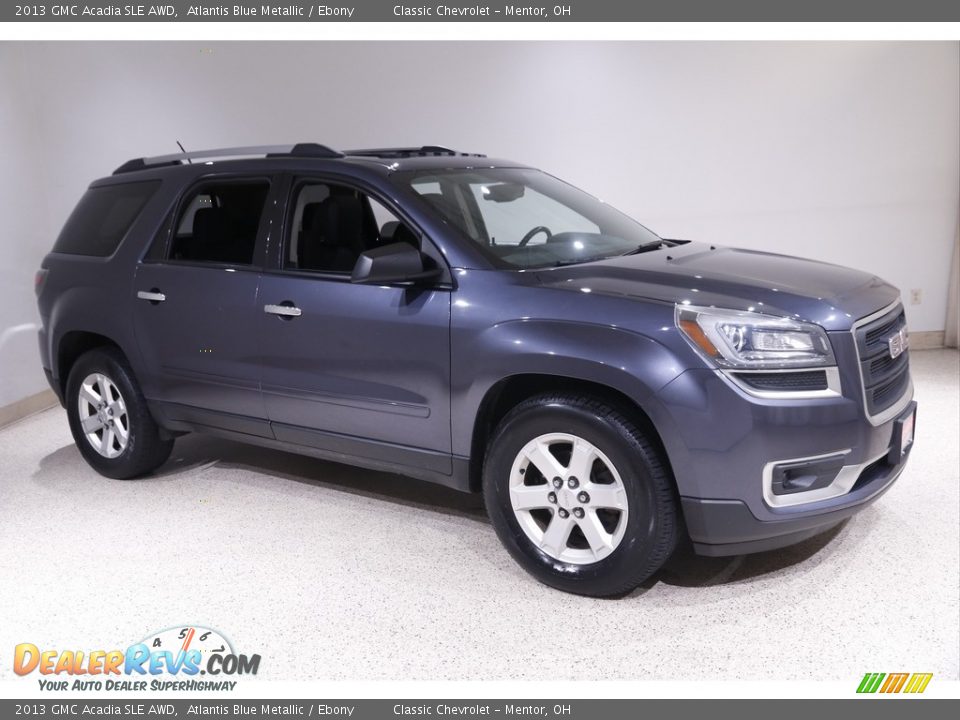 2013 GMC Acadia SLE AWD Atlantis Blue Metallic / Ebony Photo #1