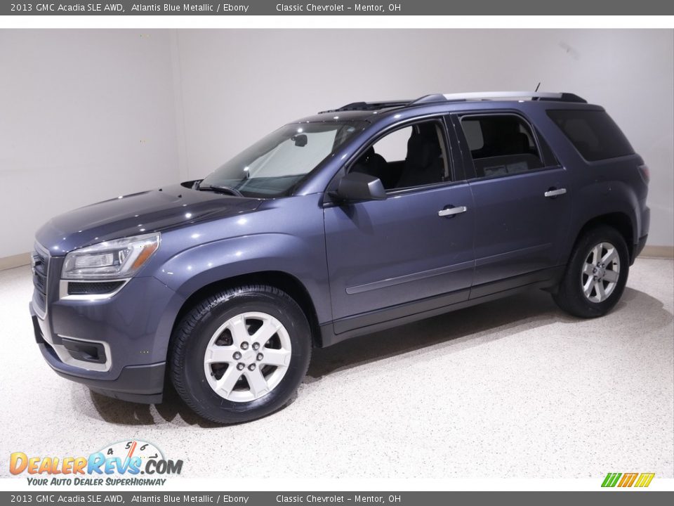 2013 GMC Acadia SLE AWD Atlantis Blue Metallic / Ebony Photo #3