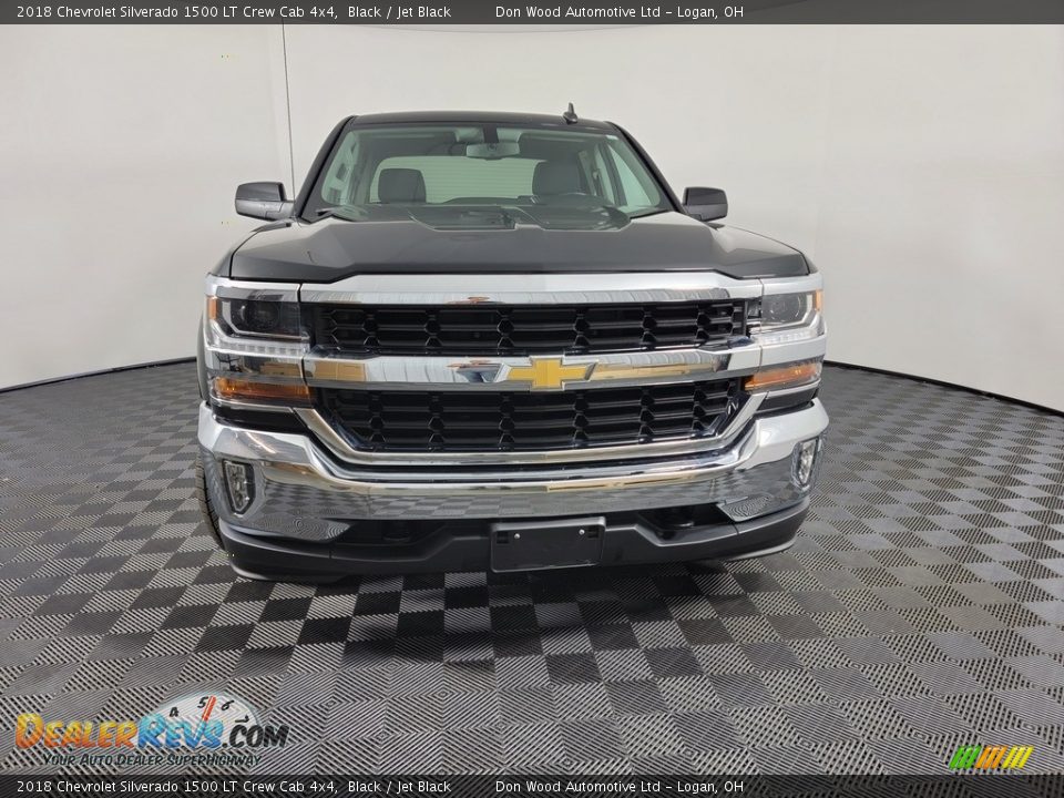 2018 Chevrolet Silverado 1500 LT Crew Cab 4x4 Black / Jet Black Photo #5