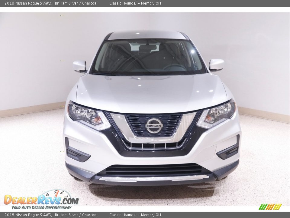 2018 Nissan Rogue S AWD Brilliant Silver / Charcoal Photo #2