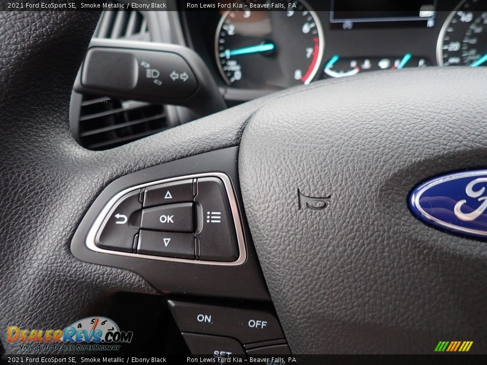 2021 Ford EcoSport SE Steering Wheel Photo #20