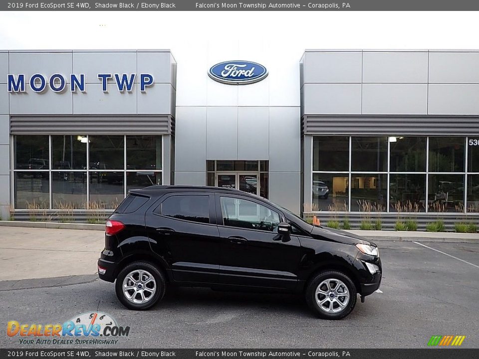 2019 Ford EcoSport SE 4WD Shadow Black / Ebony Black Photo #1