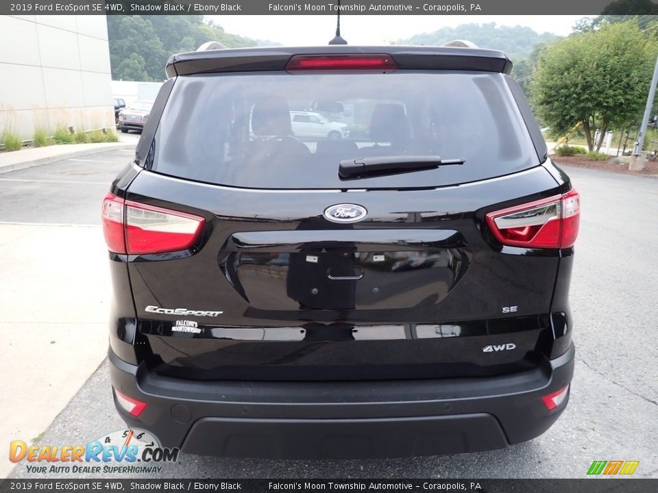 2019 Ford EcoSport SE 4WD Shadow Black / Ebony Black Photo #3