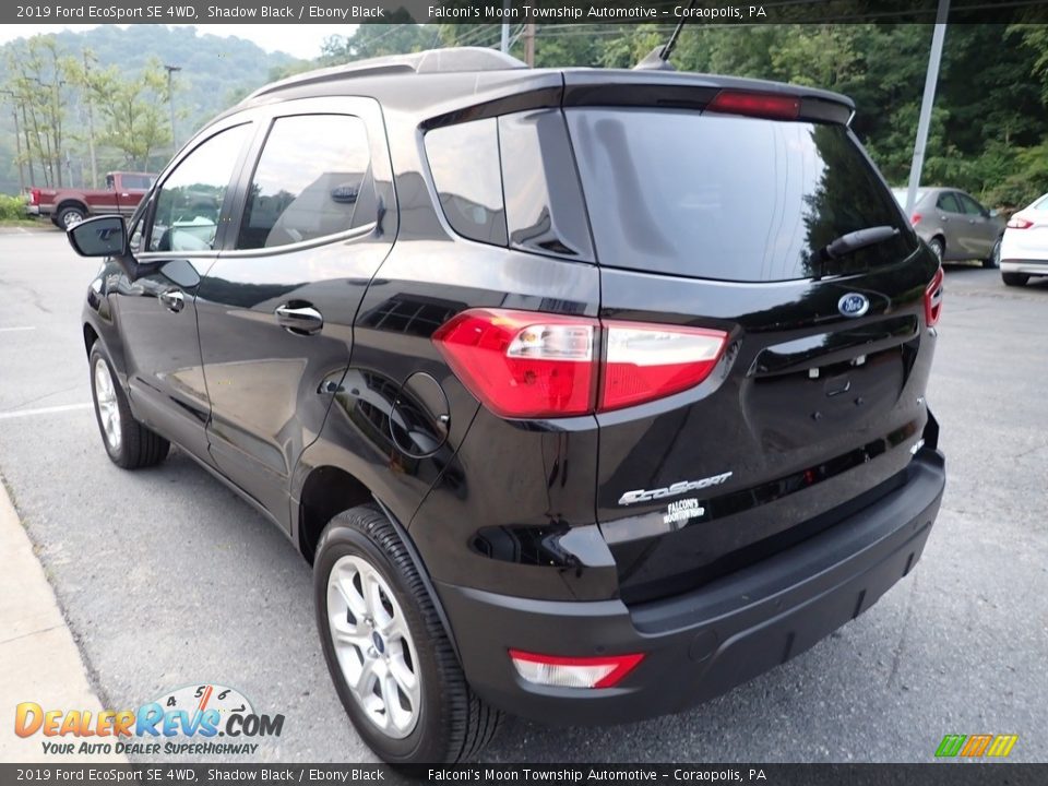 2019 Ford EcoSport SE 4WD Shadow Black / Ebony Black Photo #4