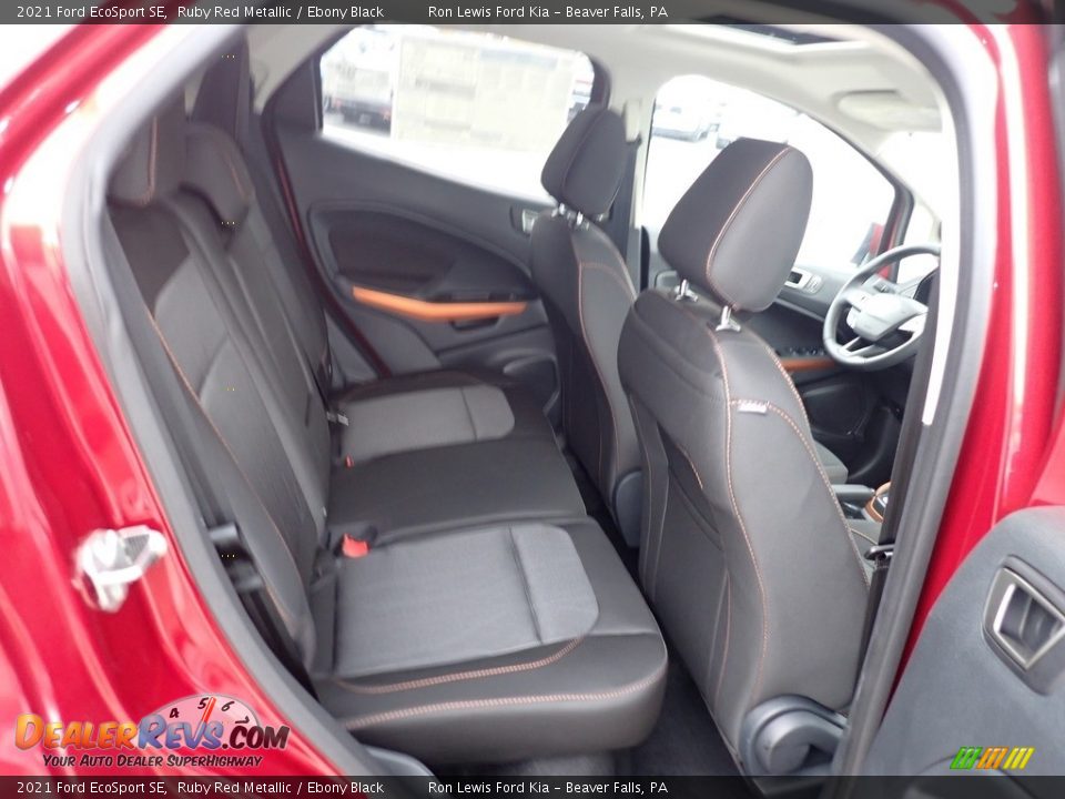 2021 Ford EcoSport SE Ruby Red Metallic / Ebony Black Photo #10