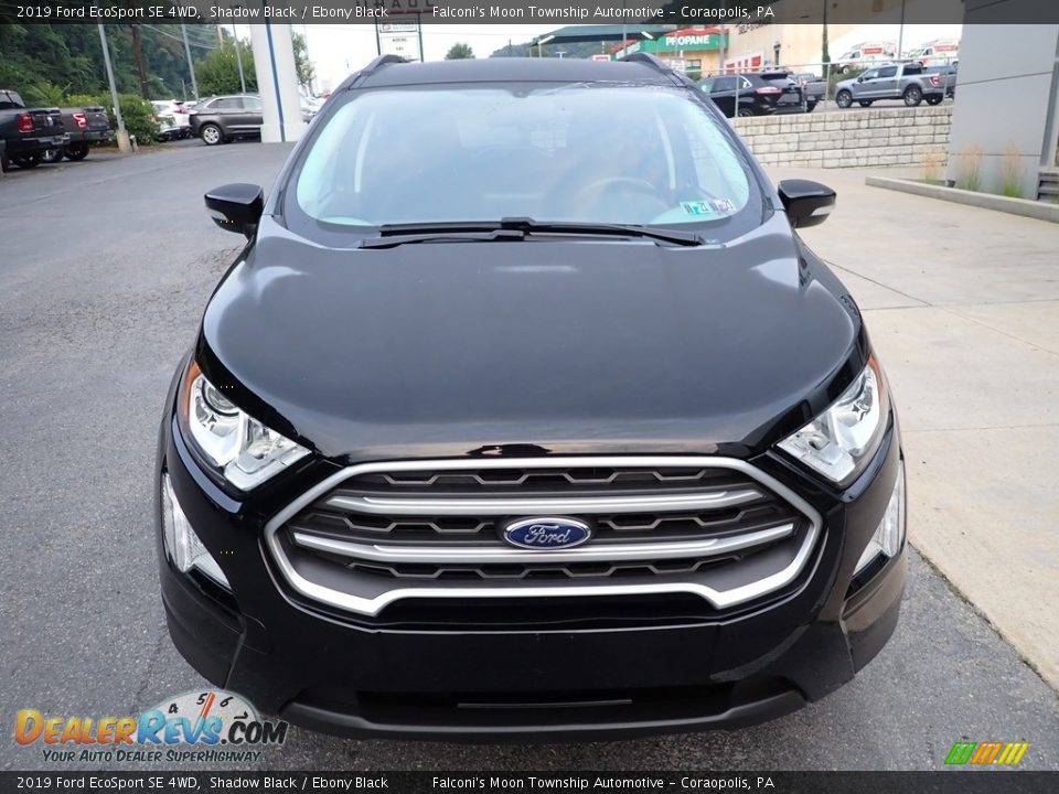 2019 Ford EcoSport SE 4WD Shadow Black / Ebony Black Photo #7