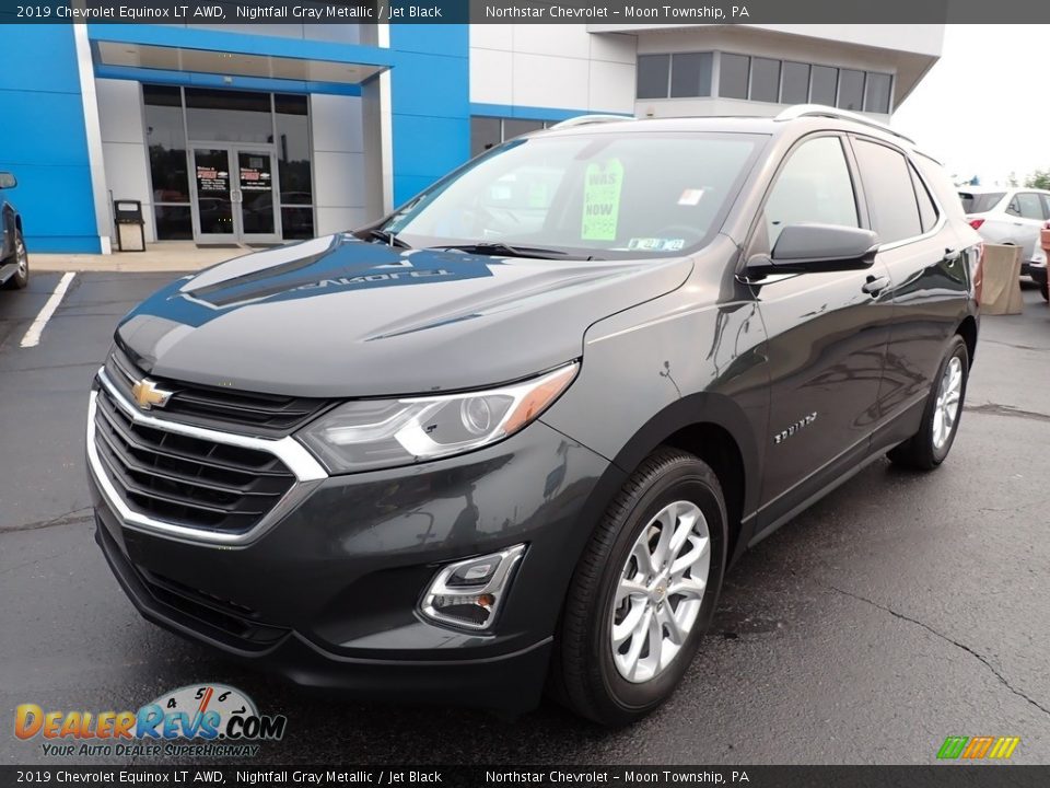 2019 Chevrolet Equinox LT AWD Nightfall Gray Metallic / Jet Black Photo #2