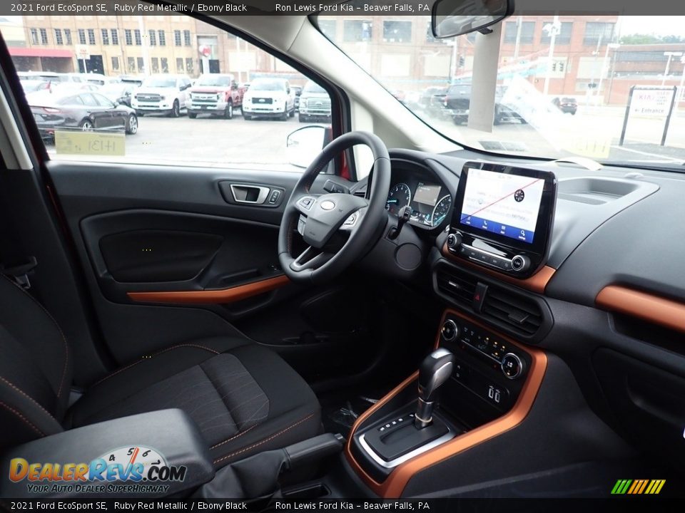 2021 Ford EcoSport SE Ruby Red Metallic / Ebony Black Photo #12