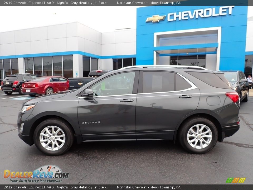 2019 Chevrolet Equinox LT AWD Nightfall Gray Metallic / Jet Black Photo #3