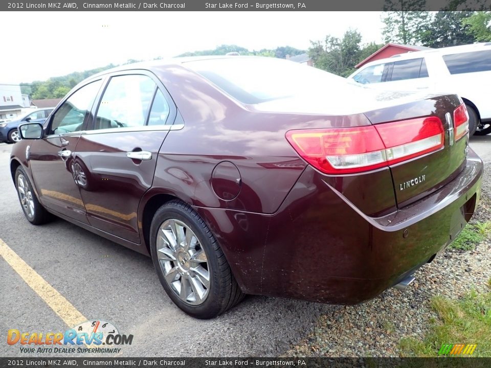 2012 Lincoln MKZ AWD Cinnamon Metallic / Dark Charcoal Photo #2