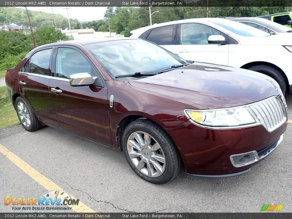 2012 Lincoln MKZ AWD Cinnamon Metallic / Dark Charcoal Photo #4