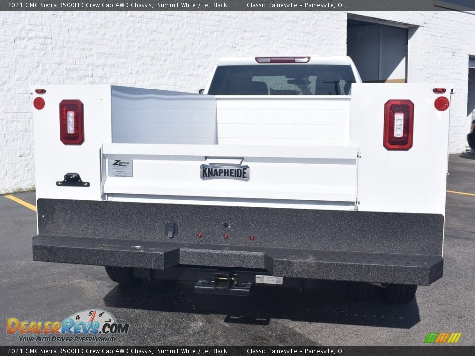 2021 GMC Sierra 3500HD Crew Cab 4WD Chassis Summit White / Jet Black Photo #3