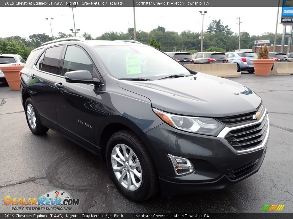 2019 Chevrolet Equinox LT AWD Nightfall Gray Metallic / Jet Black Photo #11