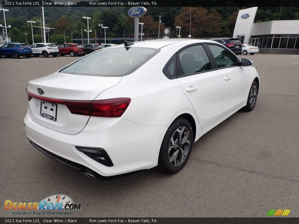 2021 Kia Forte LXS Clear White / Black Photo #2