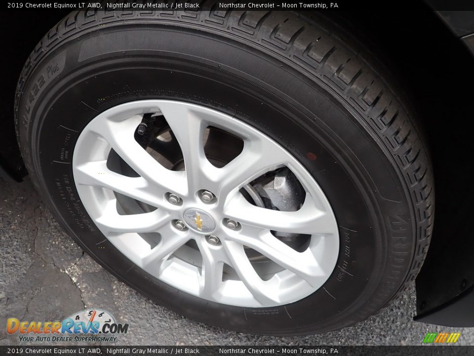 2019 Chevrolet Equinox LT AWD Nightfall Gray Metallic / Jet Black Photo #14