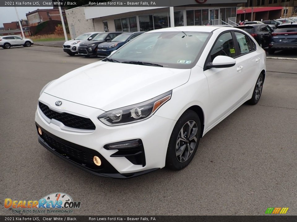 2021 Kia Forte LXS Clear White / Black Photo #5