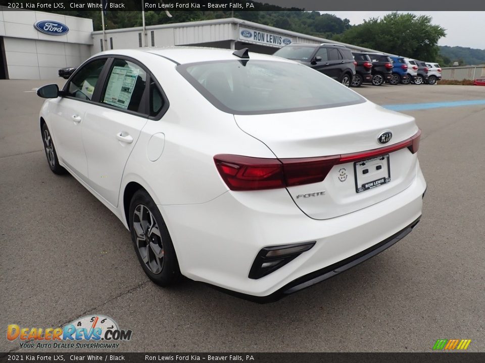 2021 Kia Forte LXS Clear White / Black Photo #7