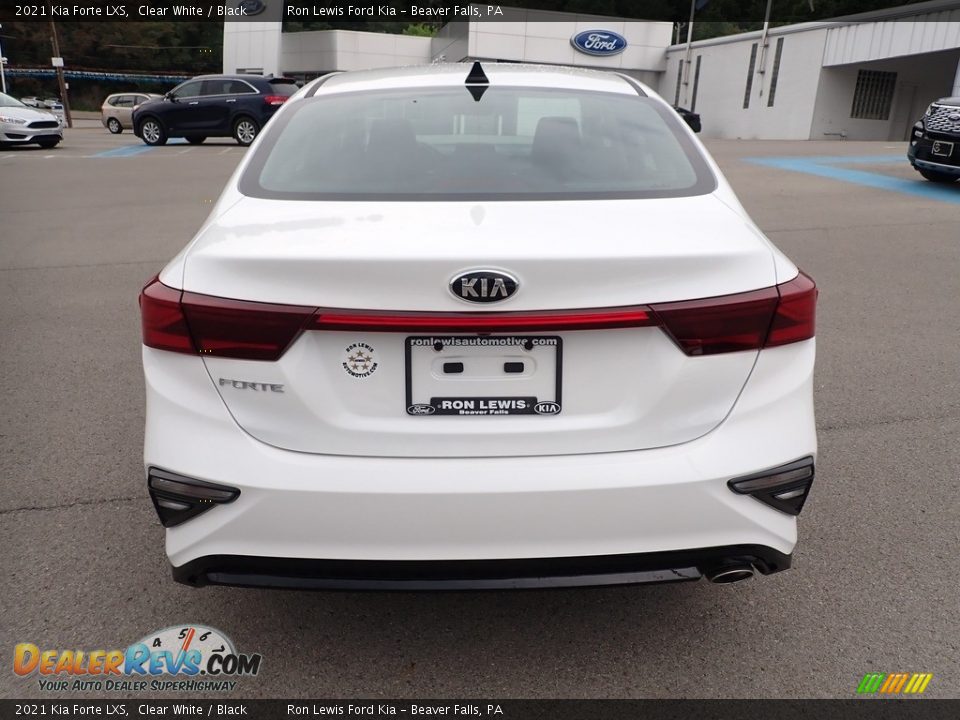 2021 Kia Forte LXS Clear White / Black Photo #8